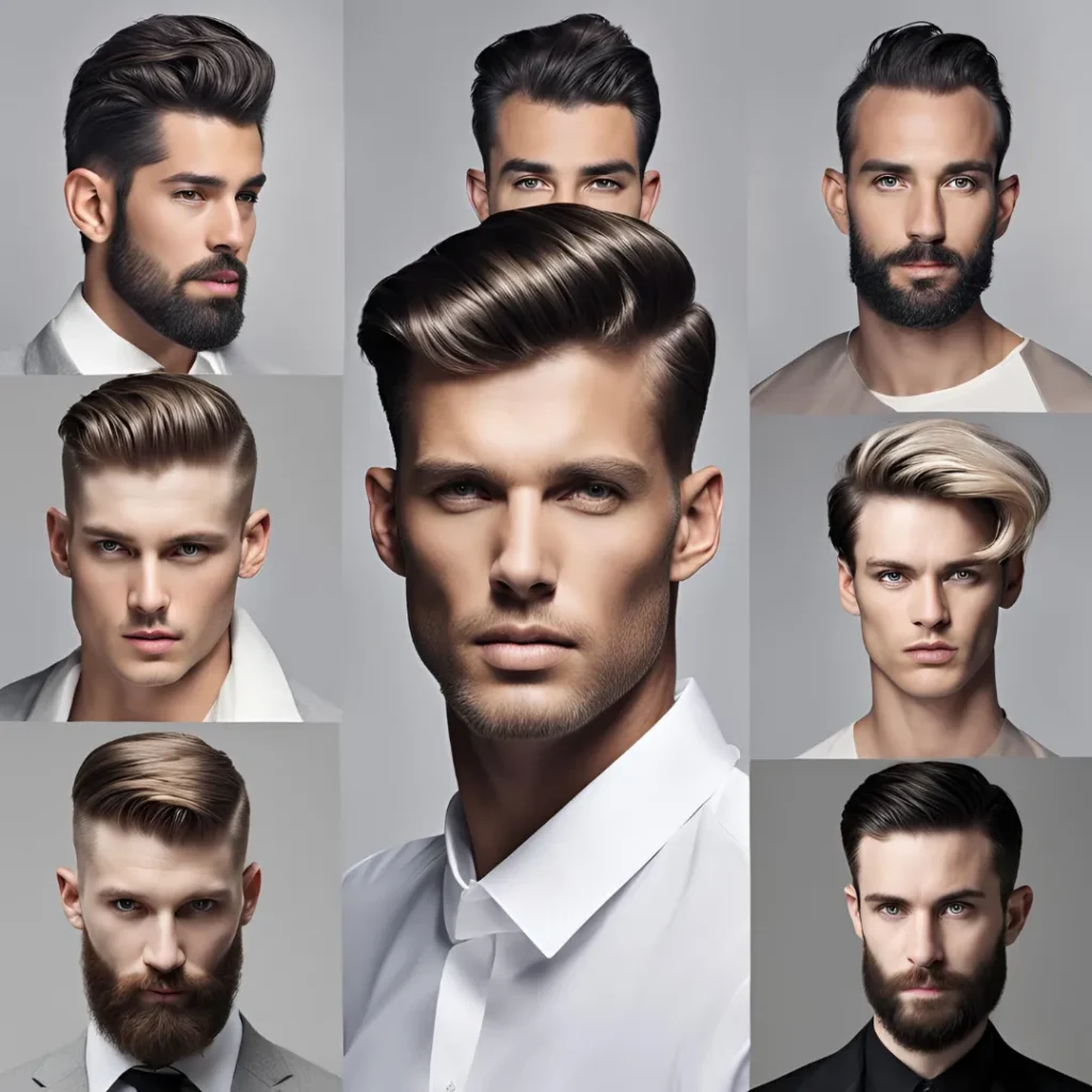 hairstyles for diamond face shape male