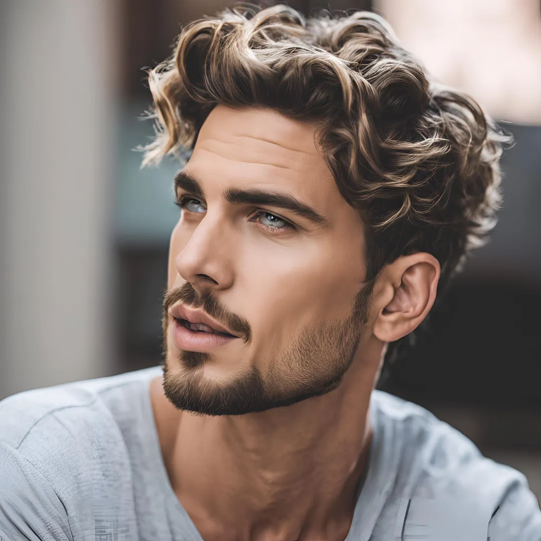 mens wavy short hairstyles