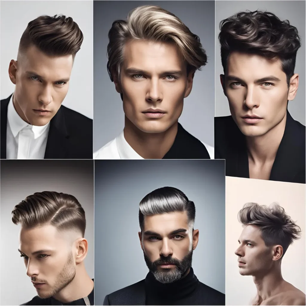 hairstyles for diamond face shape male