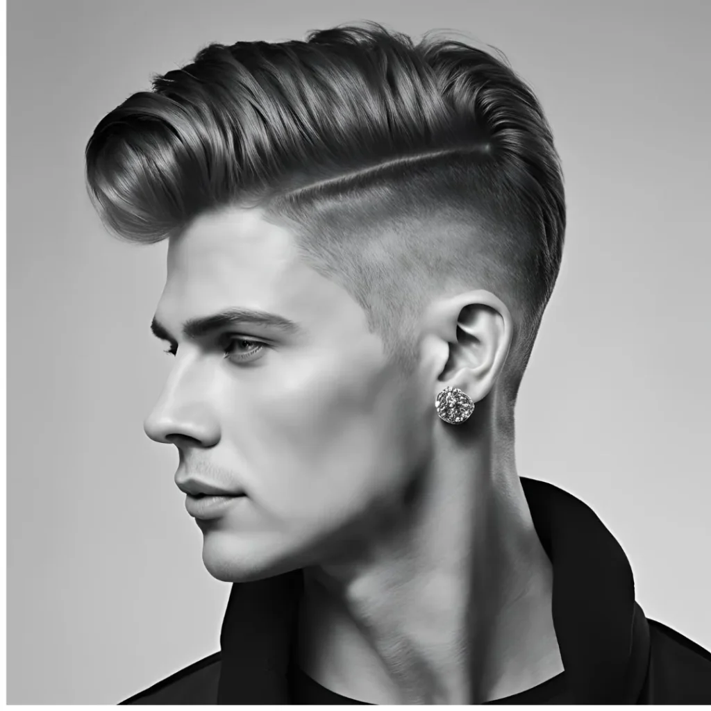 hairstyles for diamond face shape male