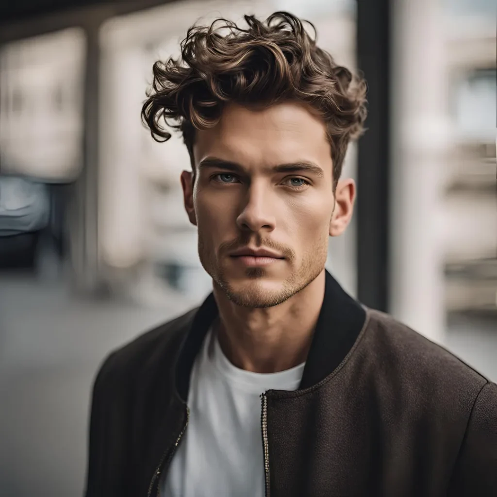 mens wavy short hairstyles