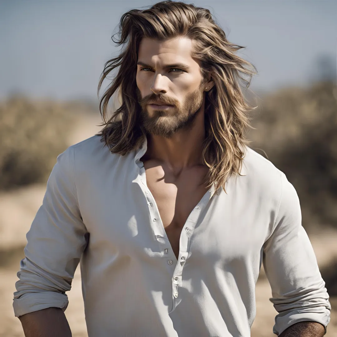 long hairstyles for men