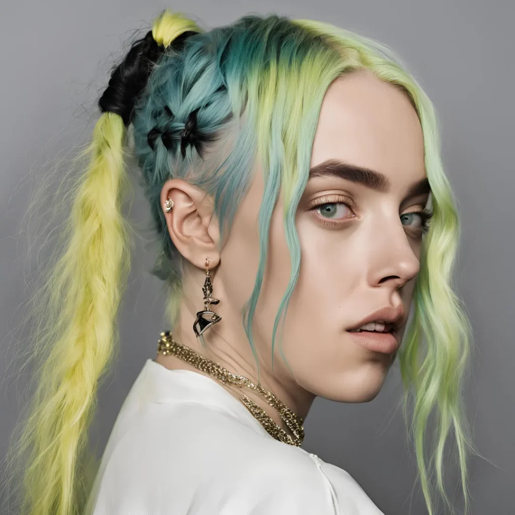 roots hairstyles billie eilish