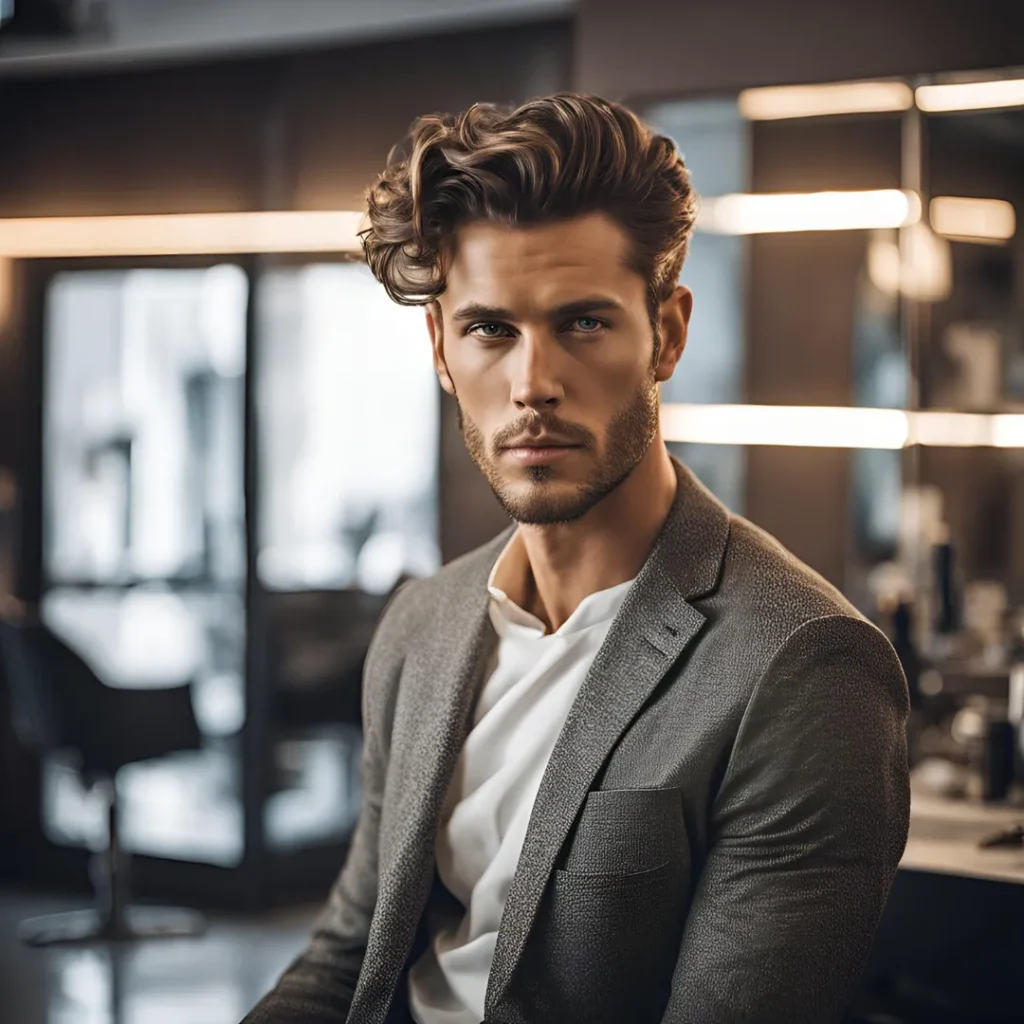 mens wavy short hairstyles