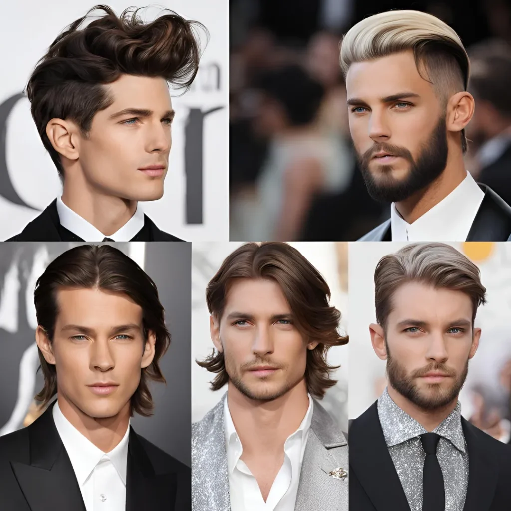 hairstyles for diamond face shape male