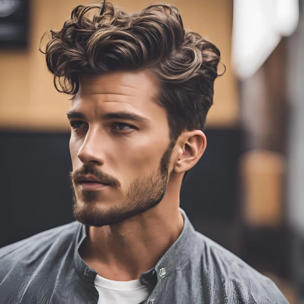 mens wavy short hairstyles