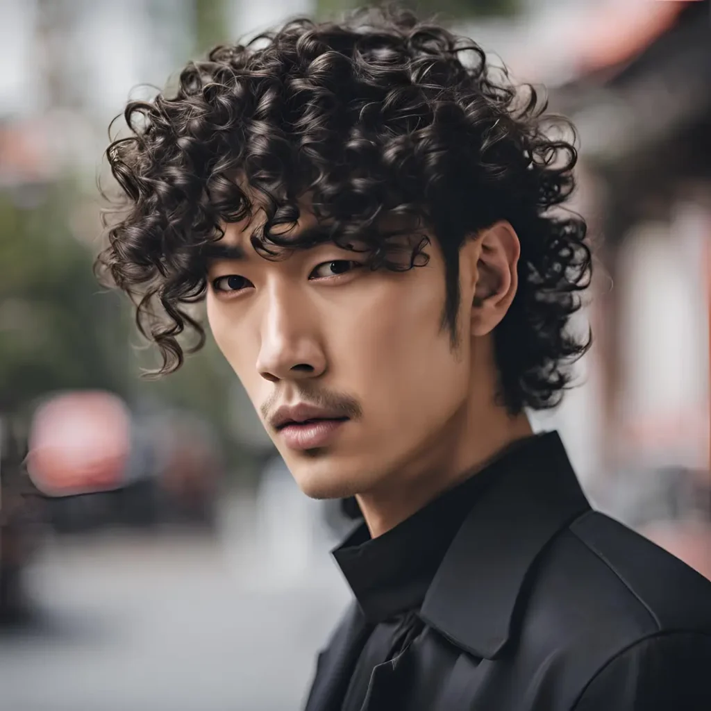 curly hairstyles men's long