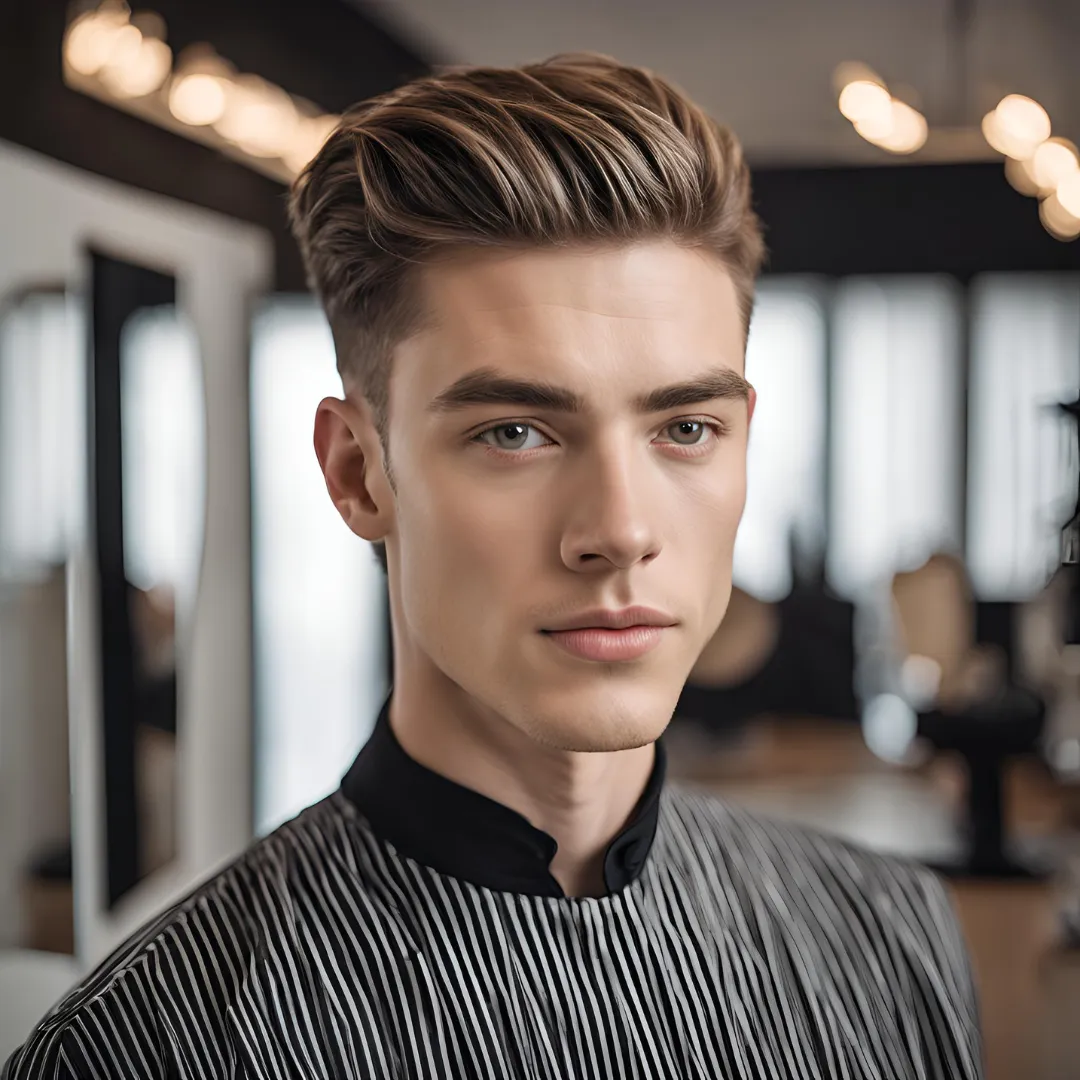 Square Shape Face Hairstyle Male