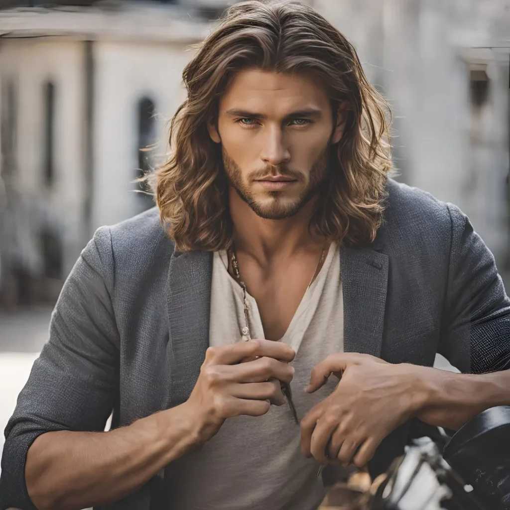 long hairstyles for men