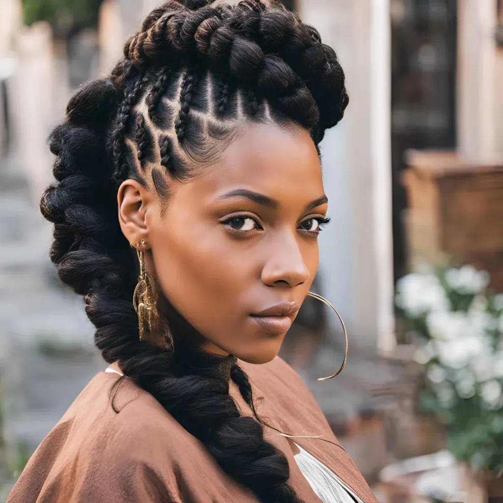 a women in Loc Hairstyles