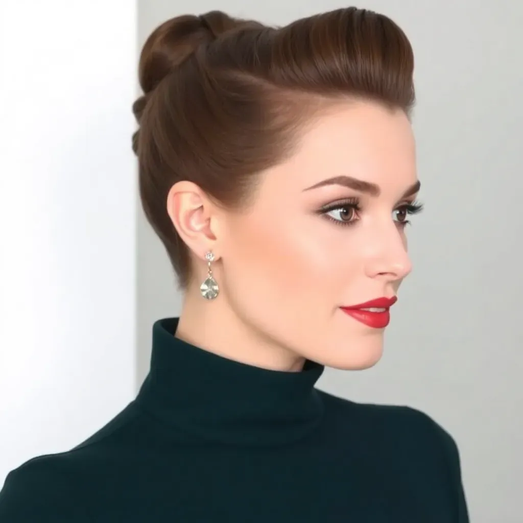 a women in Widows Peak Hairstyles