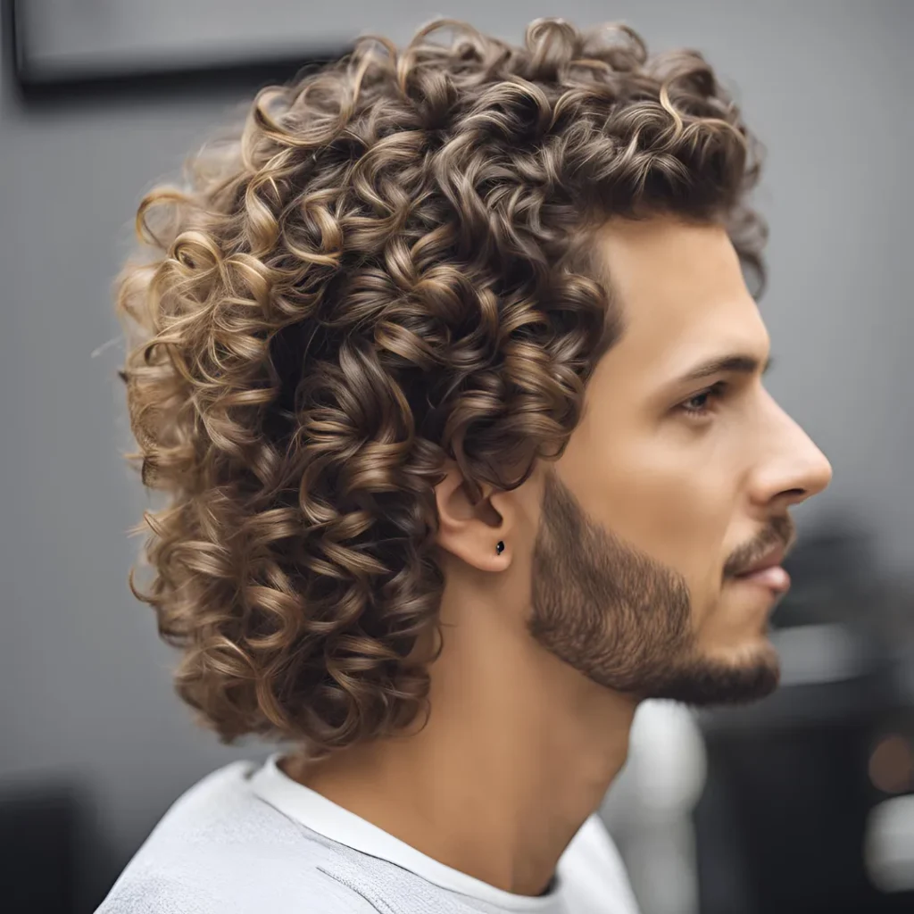 fade hairstyle curly hair