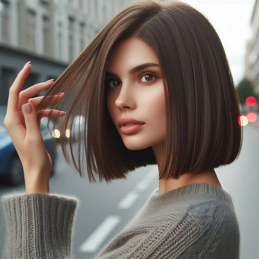 layer cut hairstyle for short hair