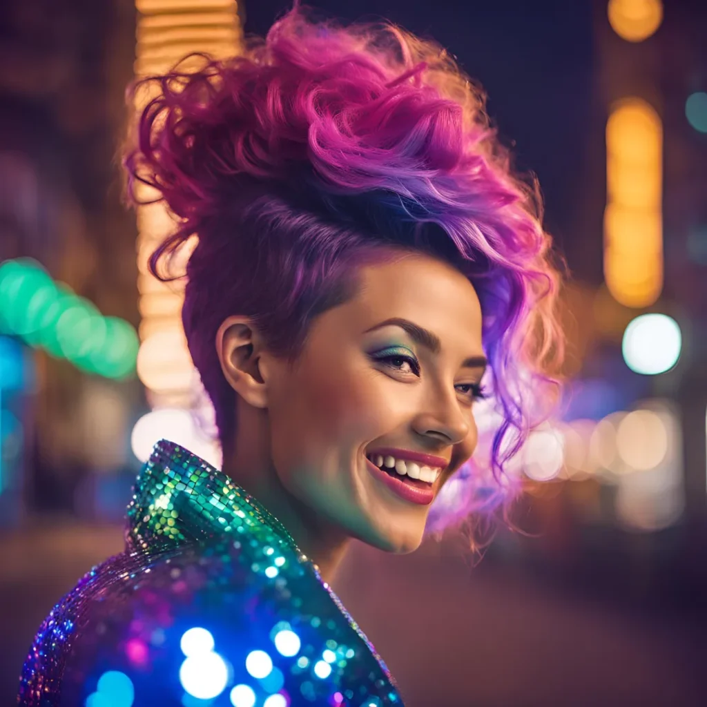 disco hairstyles for women