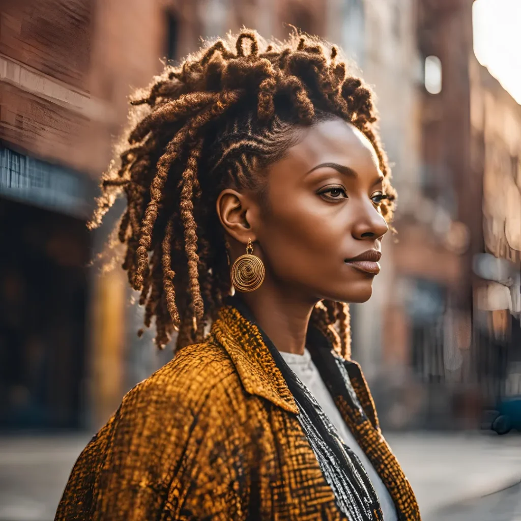 a women in Loc Hairstyles