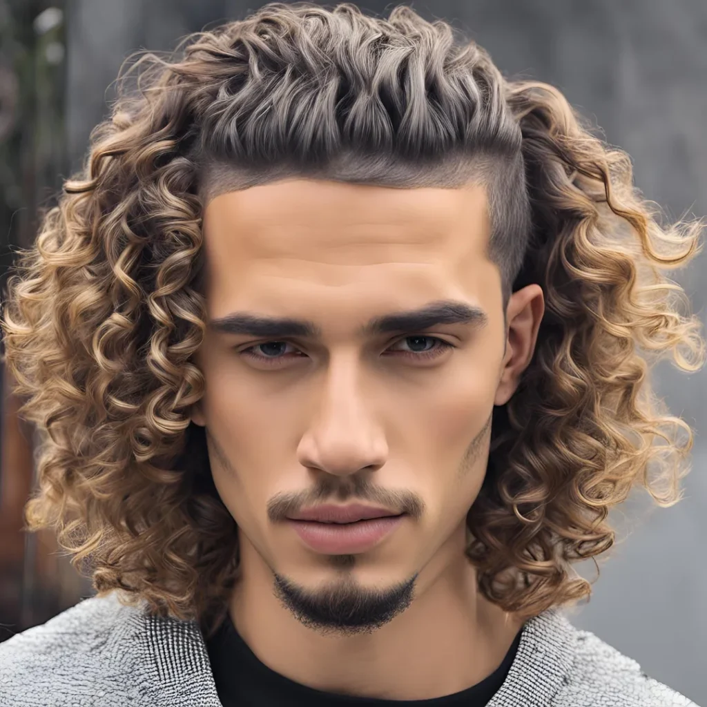 fade hairstyle curly hair