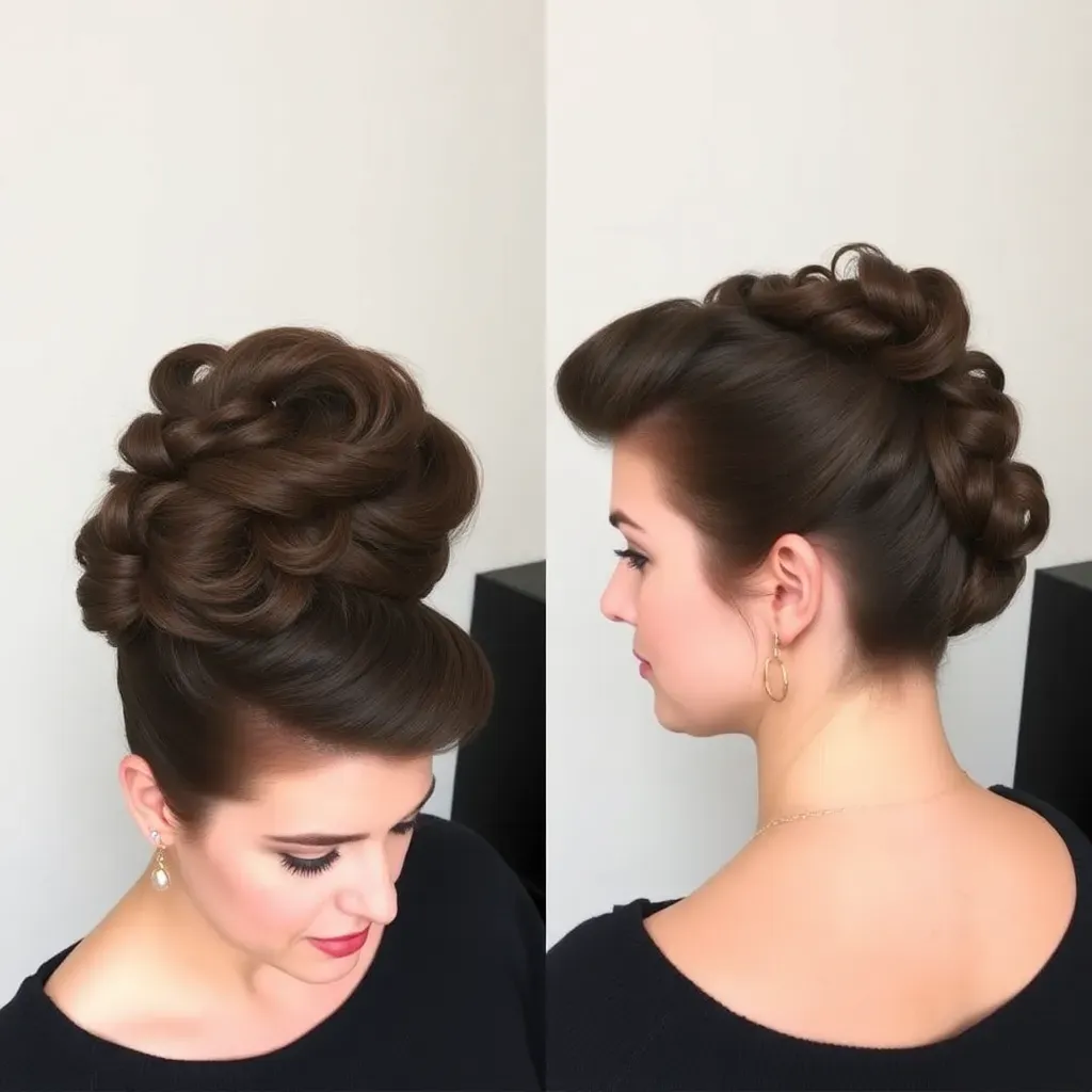 a women in Widows Peak Hairstyles