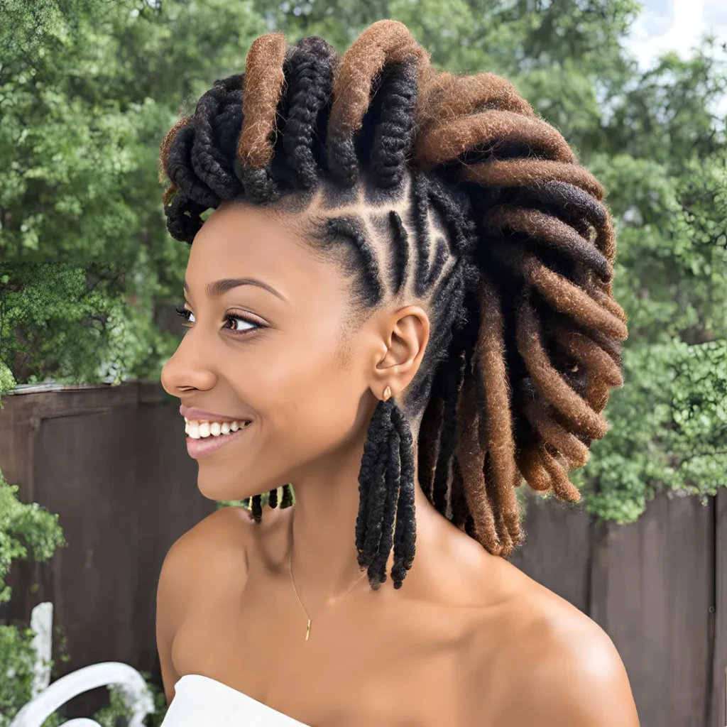 a women in Loc Hairstyles