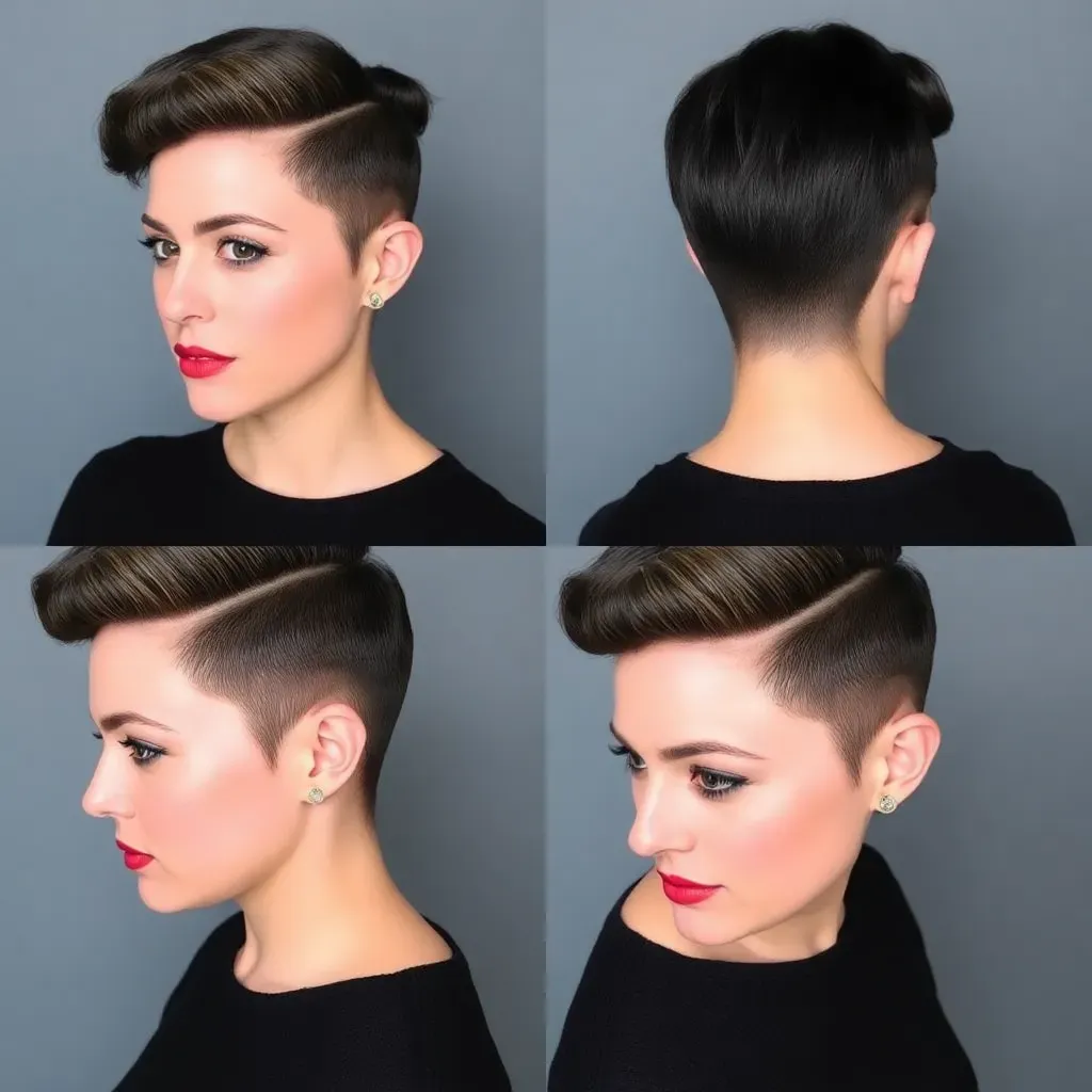 a women in Widows Peak Hairstyles