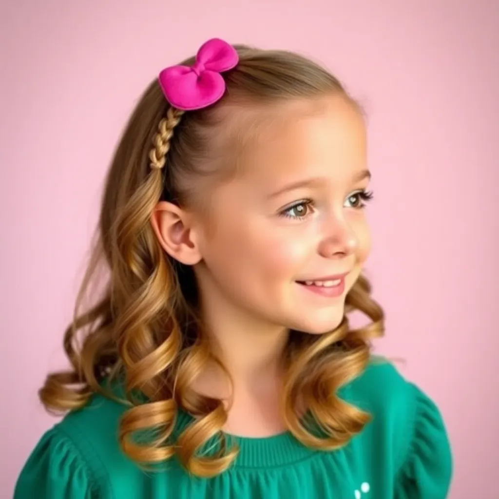 weeny little girl Hairstyles: attractive and cushy stylus