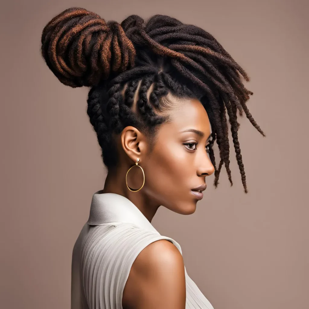 a women in Loc Hairstyles