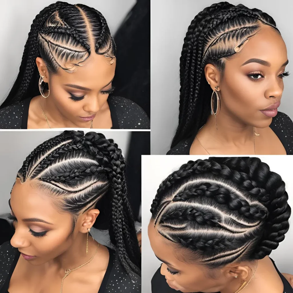 a women with Baddie Hairstyles Braids