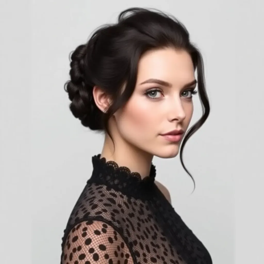 a women in Widows Peak Hairstyles