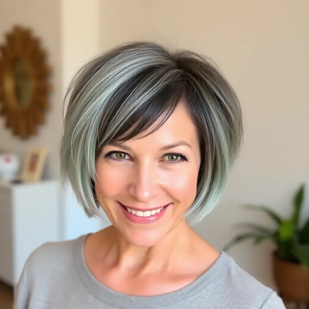 short haircuts for older women