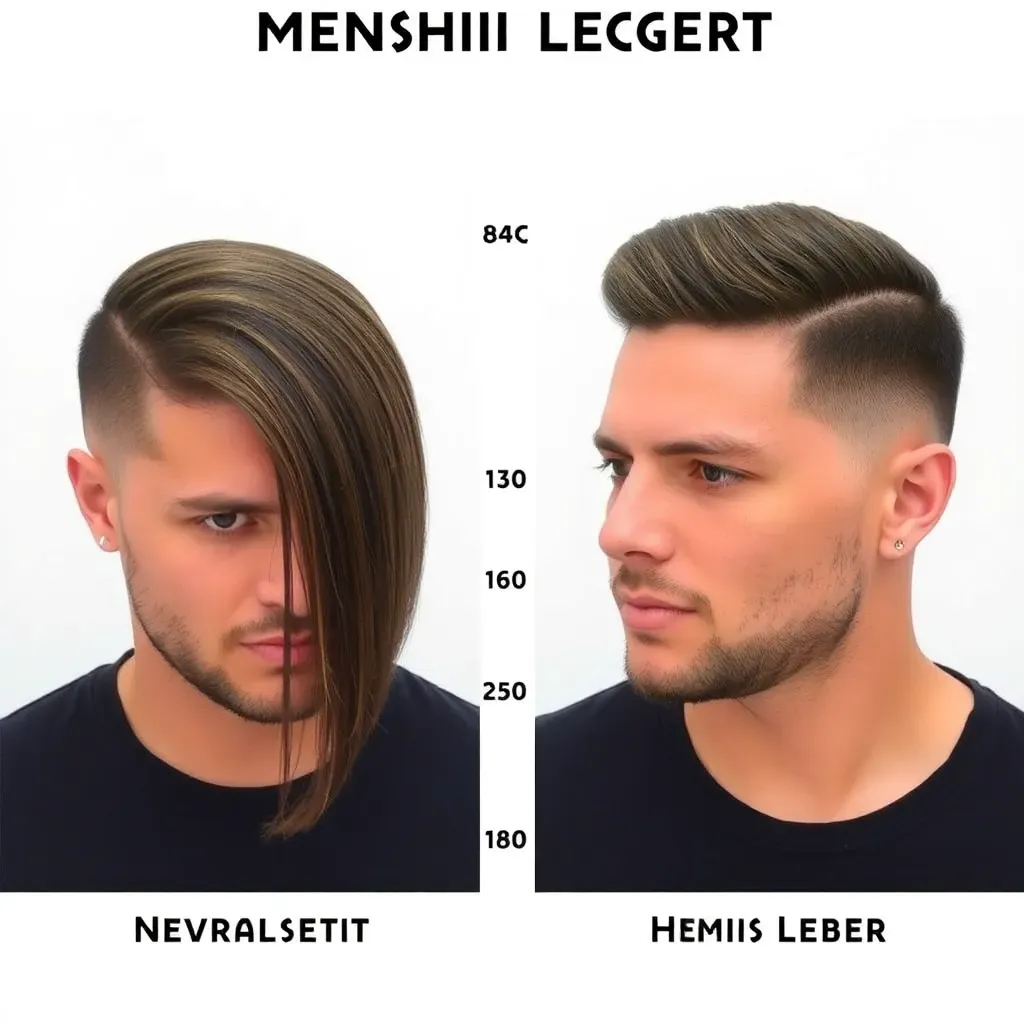 mens hair lengths chart