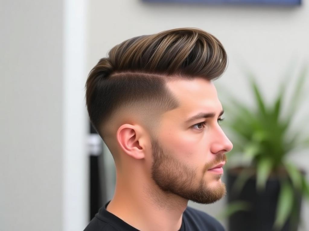 a men with Trending Hairstyles of 2024