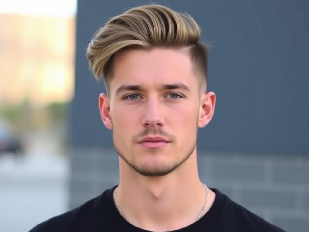 a men with Trending Hairstyles of 2024