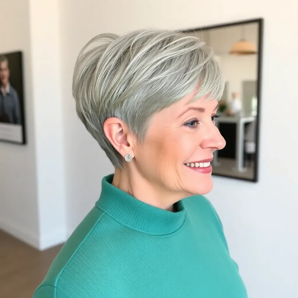 short haircuts for older women