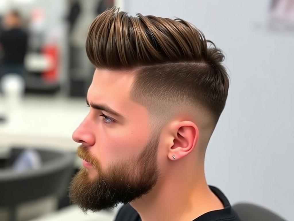 a men with Trending Hairstyles of 2024