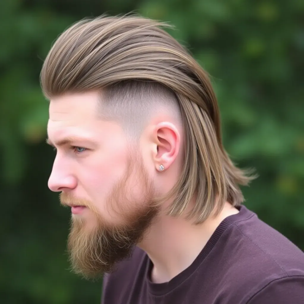 modern mullet hairstyles for men