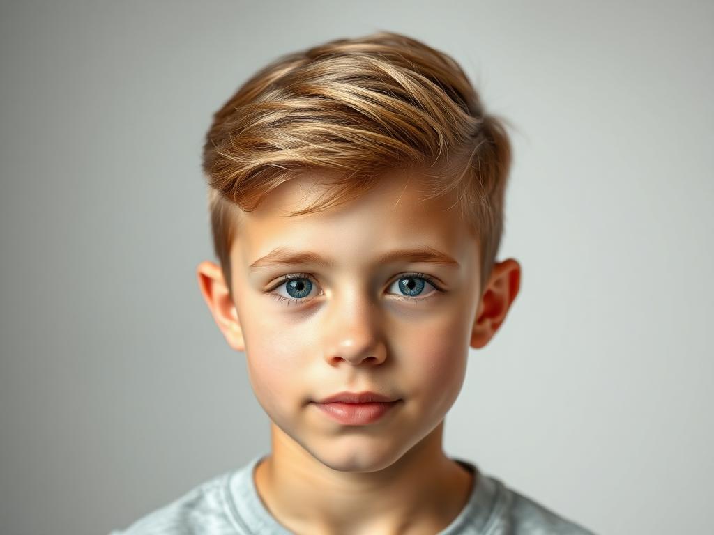 a Teen boy hairstyle